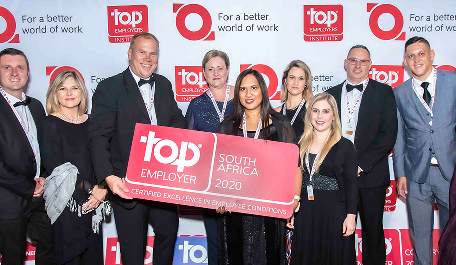 Smollan is Top Employer for the fourth consecutive year