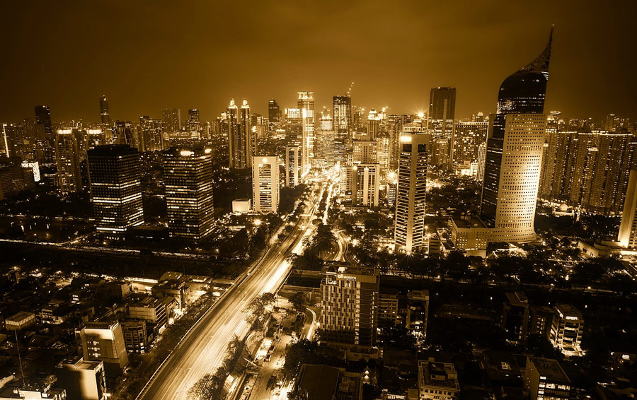Jakarta (Indonesia) city skyline