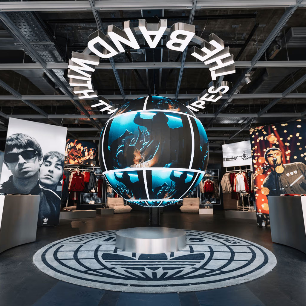 Interactive brand experience installation inside a retail store