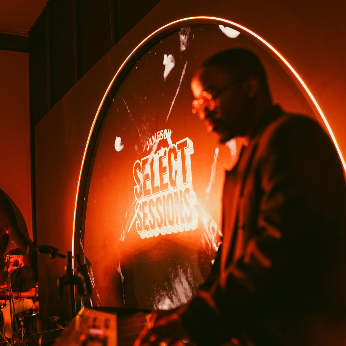 Live brand experiential event with music performance and immersive activation experience